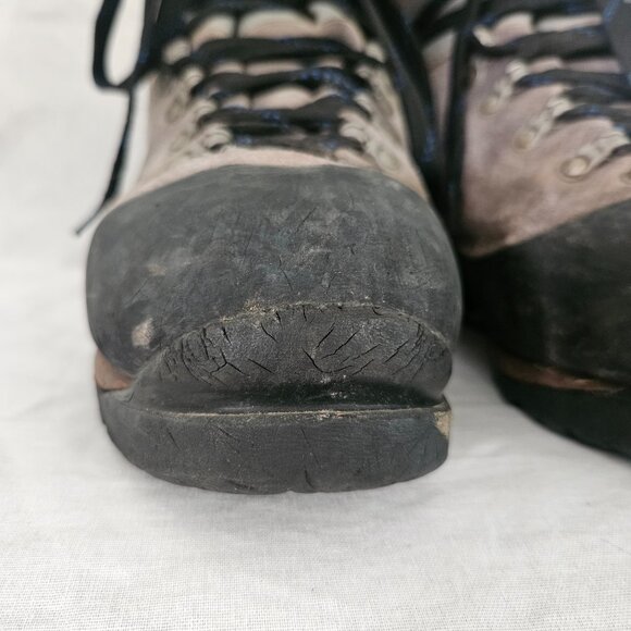 Scarpa Go Up Mountaineering Hiking Boots Gray/Orange - Vibram Sole - Picture 2 of 16